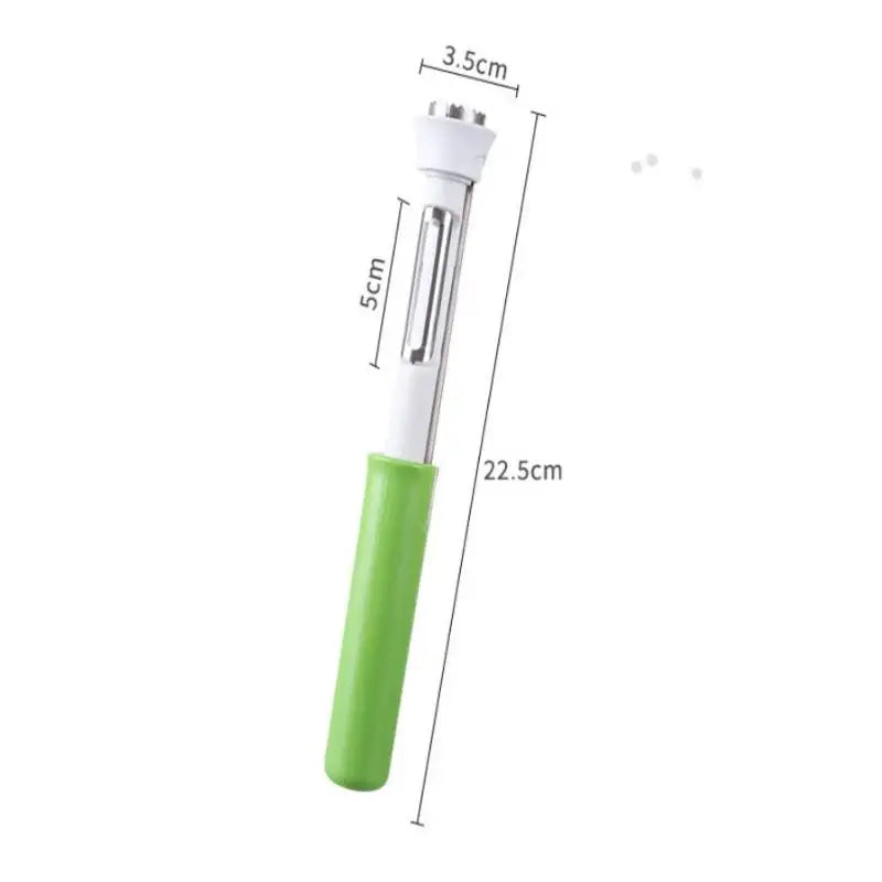 2-in-1 Stainless Steel Fruit Peeler & Core Remover Tool Fruit Peeler & Corer Nixie