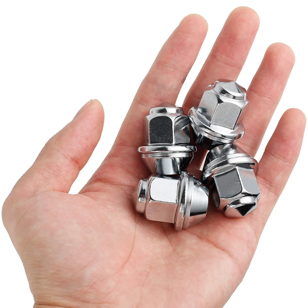 20Pcs M12x1.5 Ford Wheel Nuts 19mm Hex 60° Taper OEM 1678260 Wheel Lug Nuts Nixie