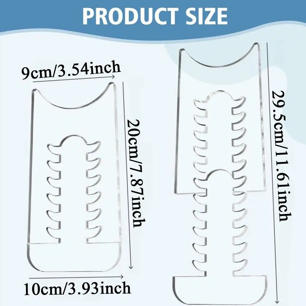 Adjustable Acrylic Couch Wall Spacer – Anti-Slip Furniture Stopper