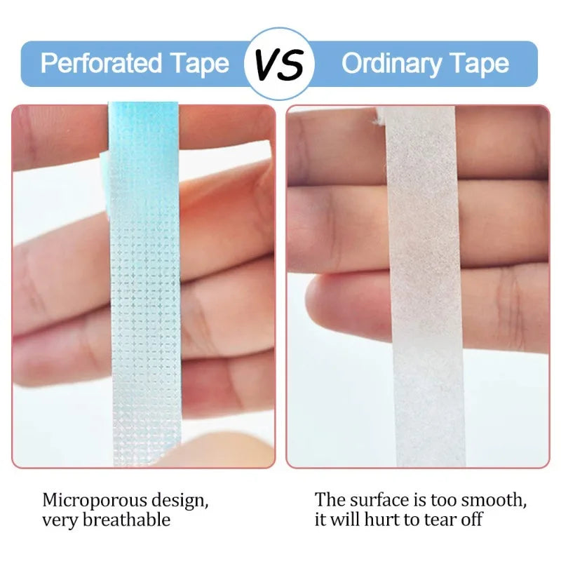 6 Rolls Microporous Fabric Eyelash Extension Tape – 9m Each Eyelash Extension Tape Nixie
