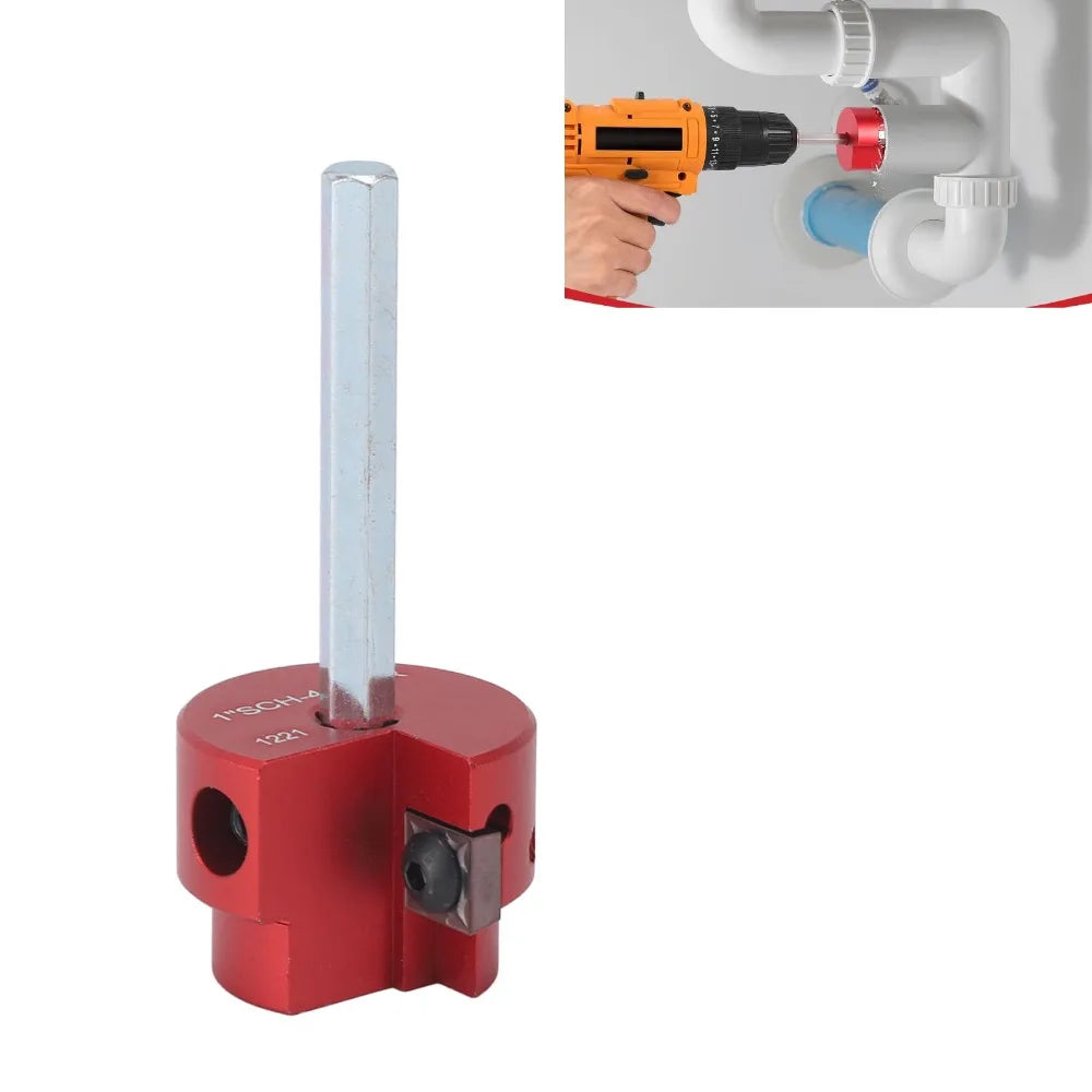 Aluminum Alloy Pipe Reamer Kit 1" 1.5" 2" PVC Socket Saver