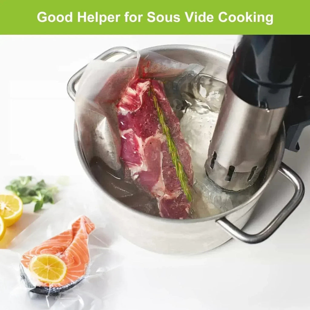 BPA-Free Vacuum Sealer Bags – Sous Vide, Freezer & Meal Prep Vacuum Sealer Bags Nixie