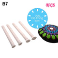 4-Piece Floral Dotting Tools – Art Stamp & Embossing Pen Set