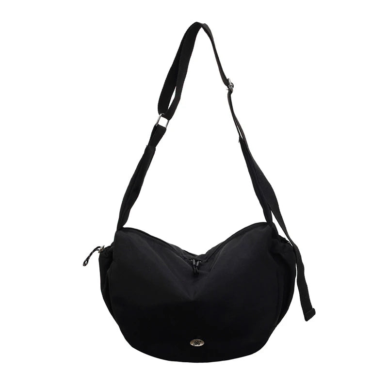 Large Capacity Lightweight Nylon Crossbody Bag for Women