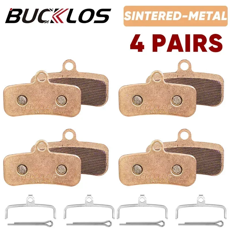 BUCKLOS Sintered-Metal Disc Brake Pads – Shimano D02S/D03S Disc Brake Pads Nixie Sintered 4Pairs