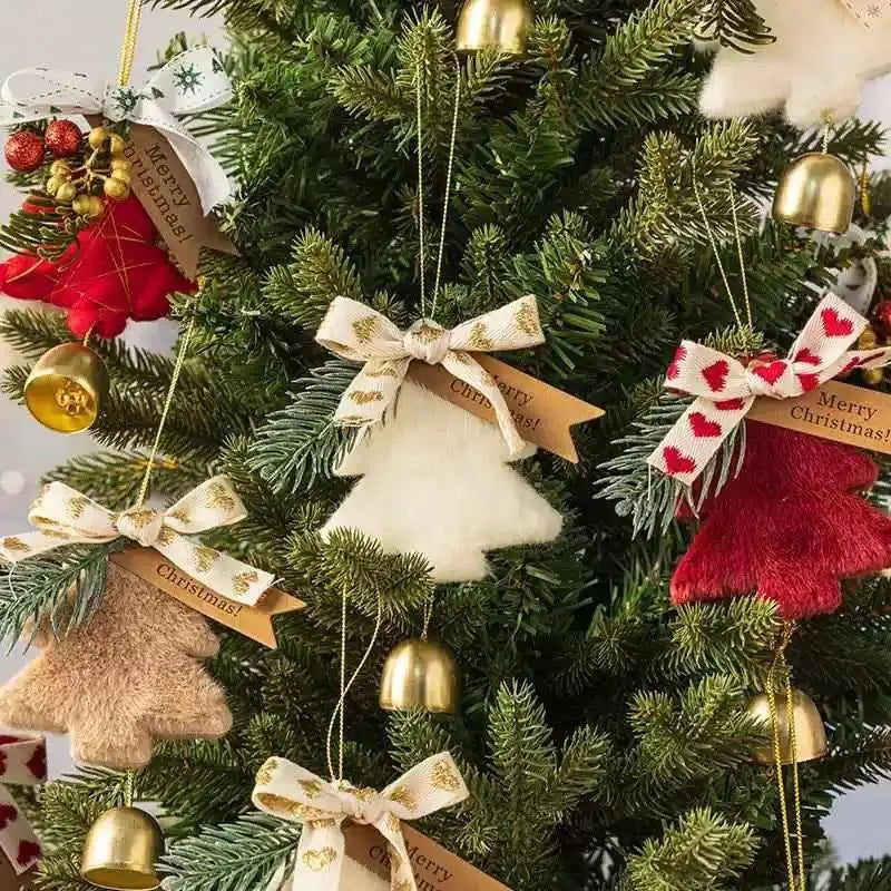 Christmas Tree Hanging Bell Wind Chime Holiday Decoration