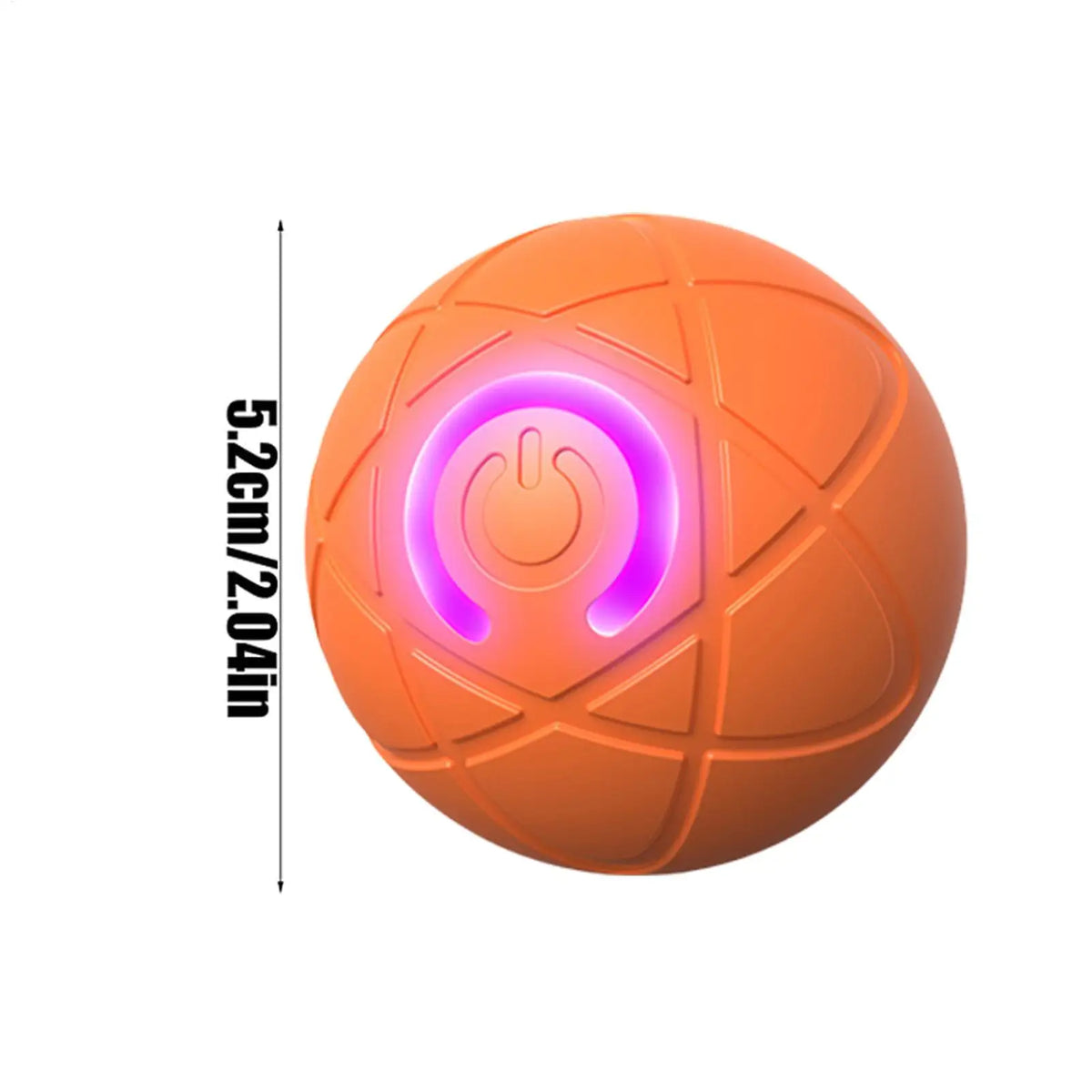Interactive Auto-Rolling Dog Toy Ball – USB Rechargeable LED Interactive Dog Toy Nixie