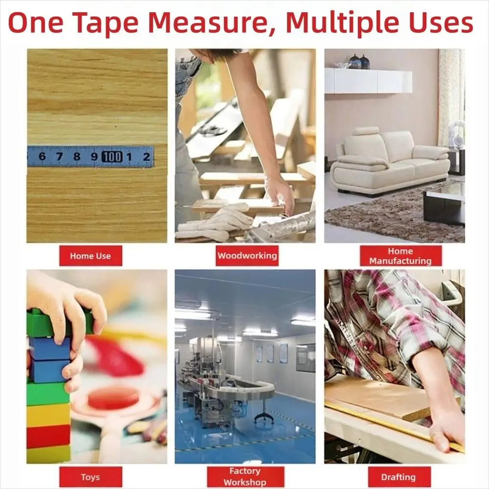 Self-Adhesive Stainless Steel Measuring Tape 12MM 1–3M Adhesive Measuring Tape Nixie