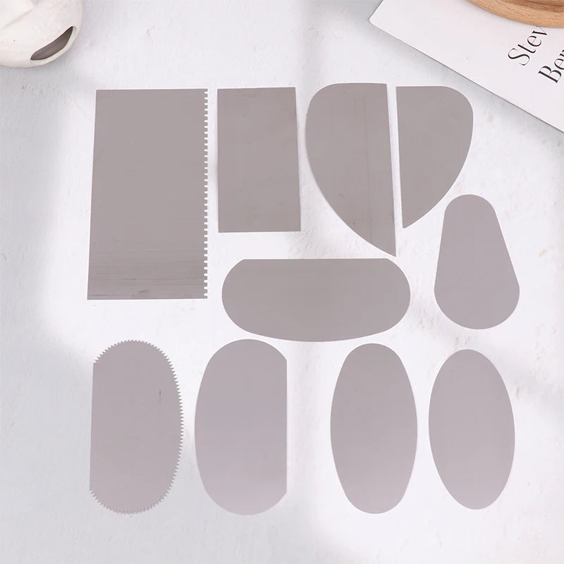 10-Piece Stainless Steel Clay Sculpting & Pottery Scraper Set Clay Sculpting Tools Nixie