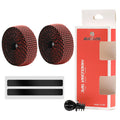 BUCKLOS Road Bike Handlebar Tape with Bar End Plugs Bike Handlebar Tape Nixie Red