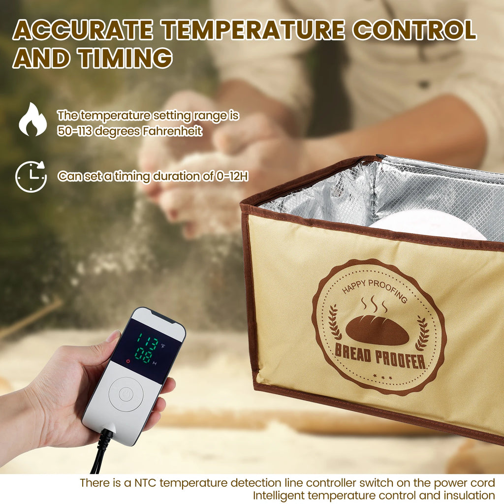 Nixie Collapsible Dough Proofer Box – Temperature Control & Timer