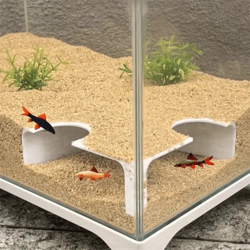 3D Aquarium Cave Hideout – Fish Tank Tunnel Decoration Aquarium Cave Decoration Nixie