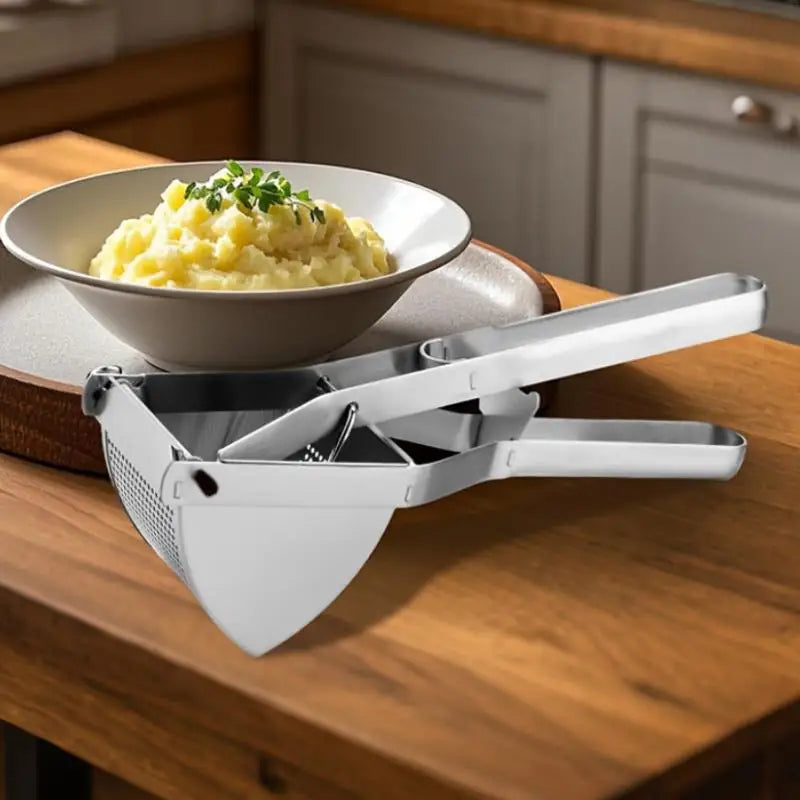 Stainless Steel Potato Ricer & Masher – Heavy Duty | Nixie Potato Ricer Nixie