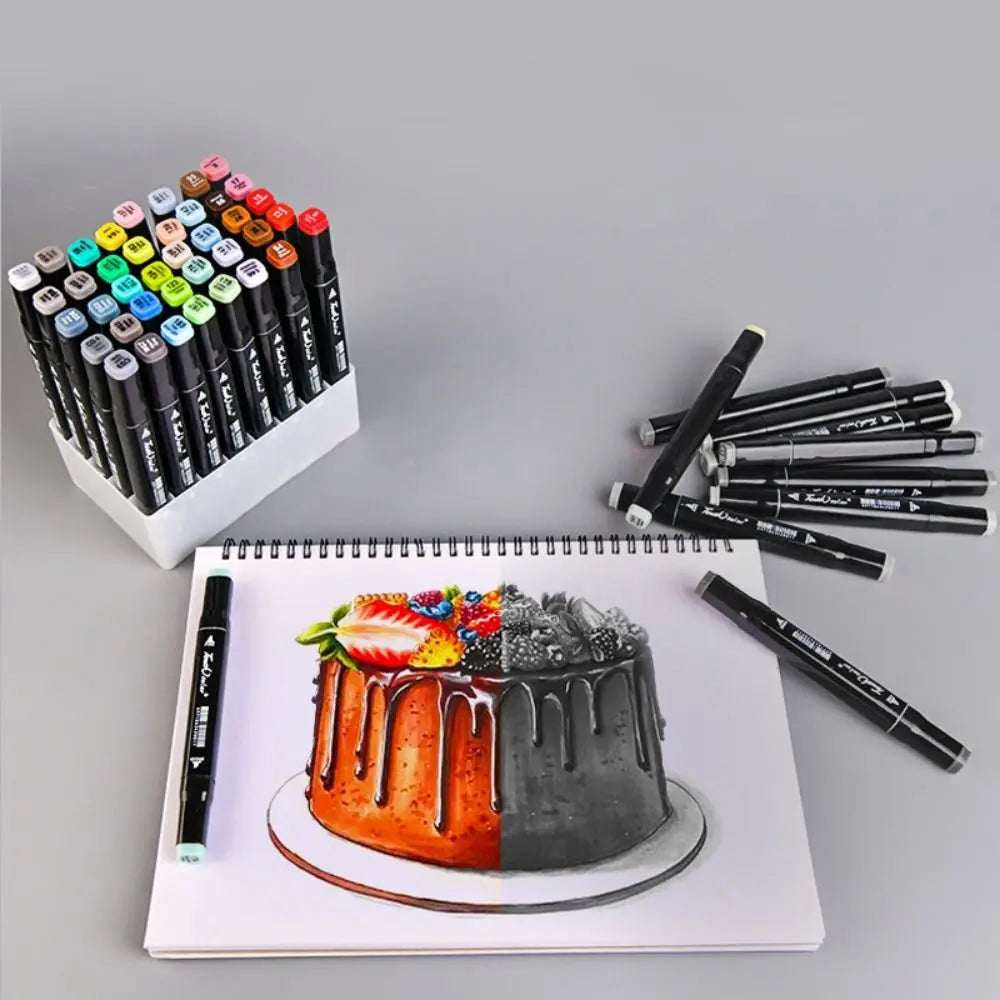 30-Slot Pen & Marker Holder – Desk & Makeup Brush Organizer Pen & Brush Holder Nixie
