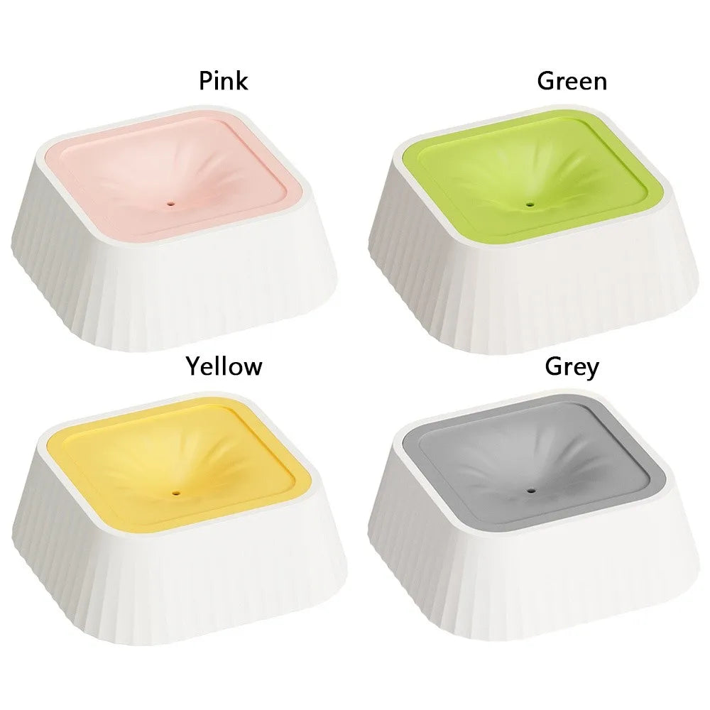 Anti-Spill Slow Drinking Pet Water Fountain Bowl 1000ml Pet Water Fountain Nixie