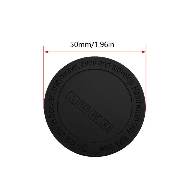 10 Pcs Round Rubber Coaster Pads – Non-Slip Self-Adhesive Rubber Coaster Pads Nixie