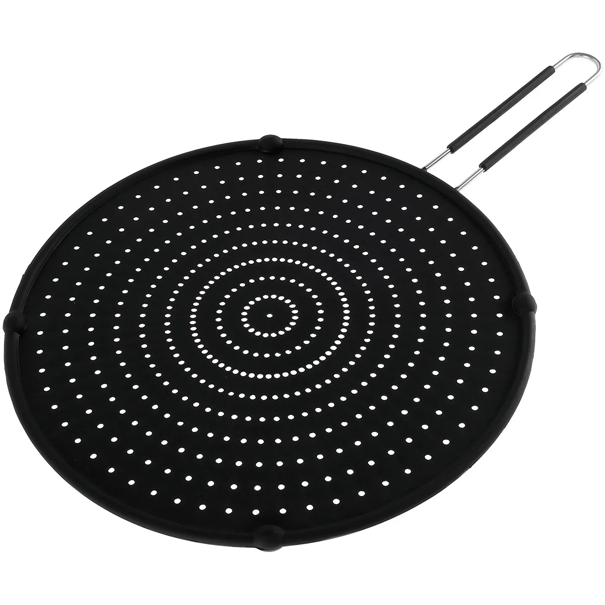 Silicone Splatter Screen Foldable Handle – Oil Splash Guard Splatter Screen Nixie