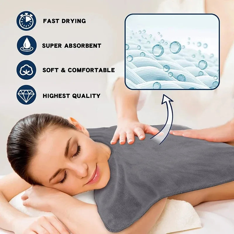 U-Shaped Spa Face Towel – Soft Microfiber Beauty Towel Spa Face Towel Nixie