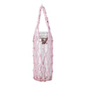 Hand Woven Cotton Rope Water Bottle Sleeve | Hanging Cup Cover Bottle Sleeve Nixie Pink
