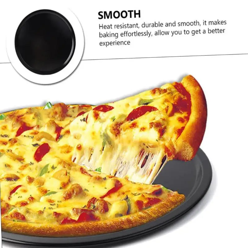 Nonstick Carbon Steel Pizza Pan – 10, 11, 12 & 14 Inch Pizza Baking Pan Nixie
