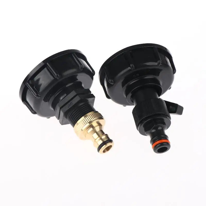 IBC Tank Valve Adapter 1/2" & 3/4" – 60mm Coarse Thread Set