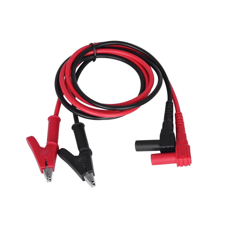 20A Alligator Clip to 4mm Banana Plug Test Cable 90cm Dual Probe Multimeter Test Lead Nixie A