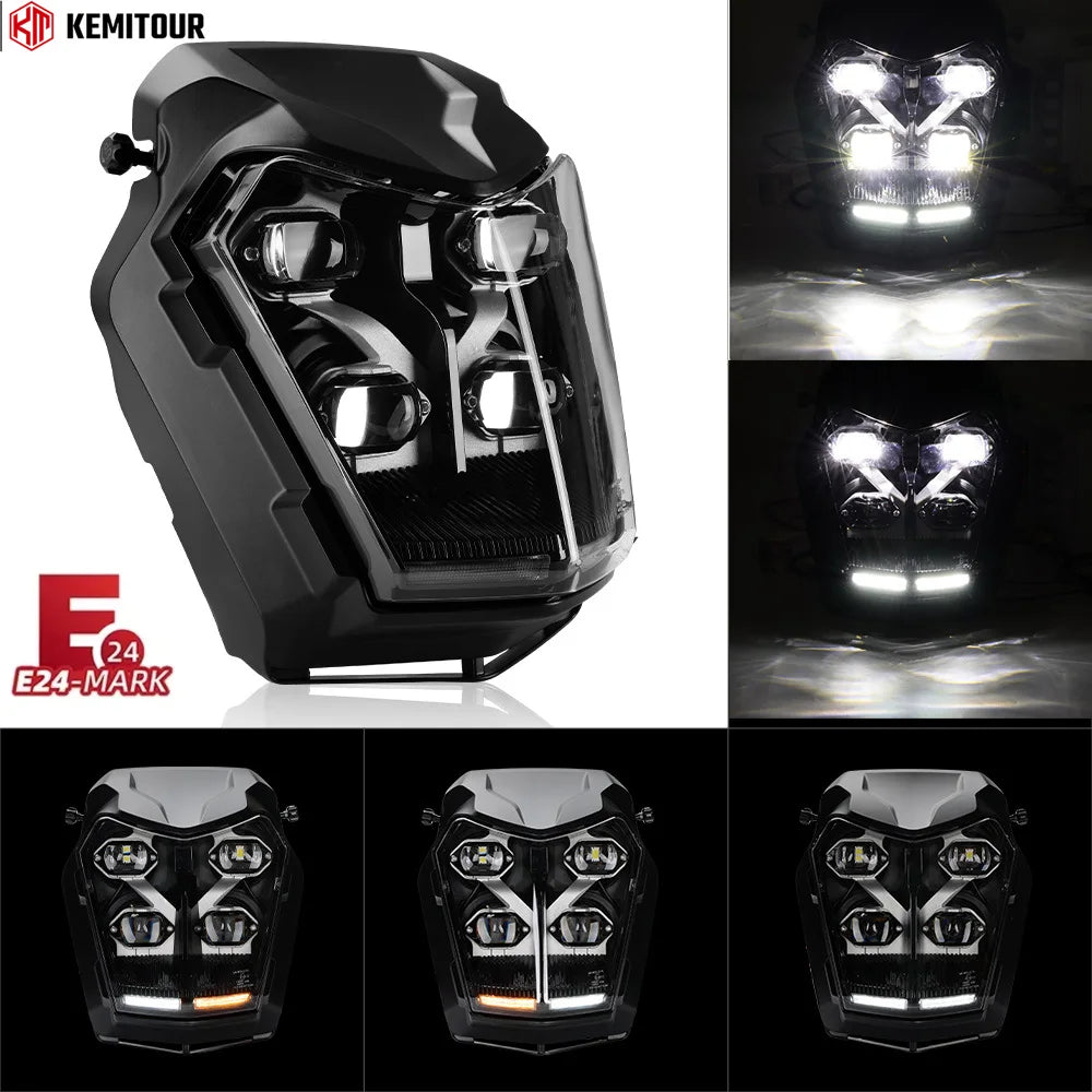 LED Headlight Assembly for Yamaha Tenere 700 XTZ700 2019-2024 Motorcycle Headlight Assembly Nixie