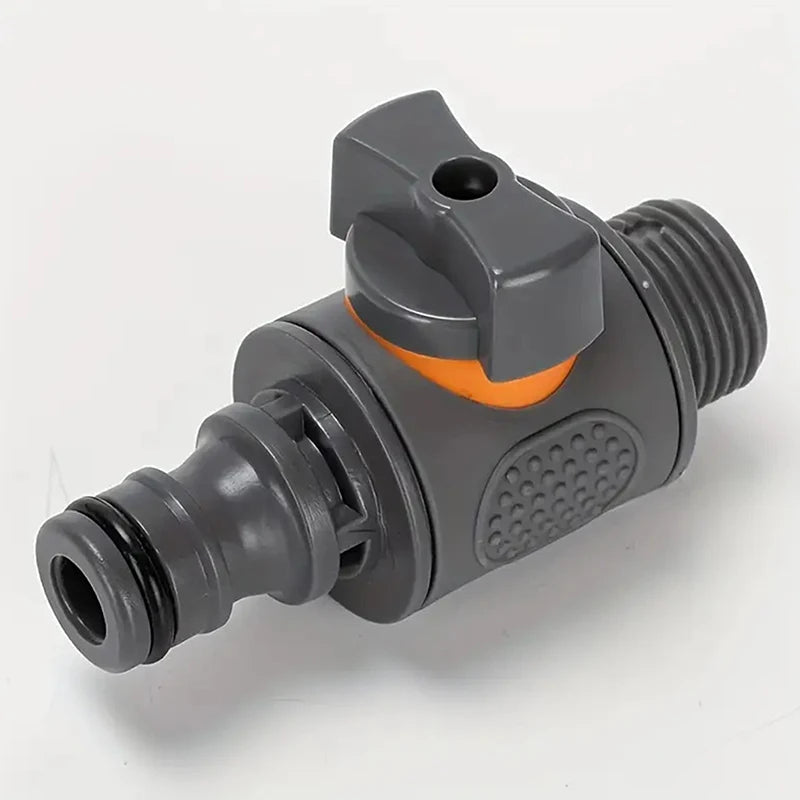 6-Way Water Tank Connector with Switch Valve | PVC Irrigation Irrigation Pipe Fitting Nixie