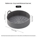 Reusable Silicone Air Fryer Liners – Non-Stick BPA-Free Pads Air Fryer Liner Nixie one size A4