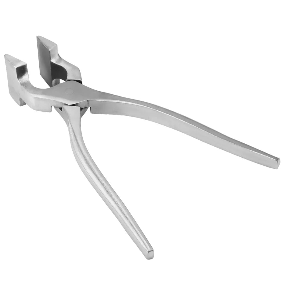 Heavy Duty Leather Edge Press Pliers | Polished Flat Jaw Tool Leather Craft Pliers Nixie