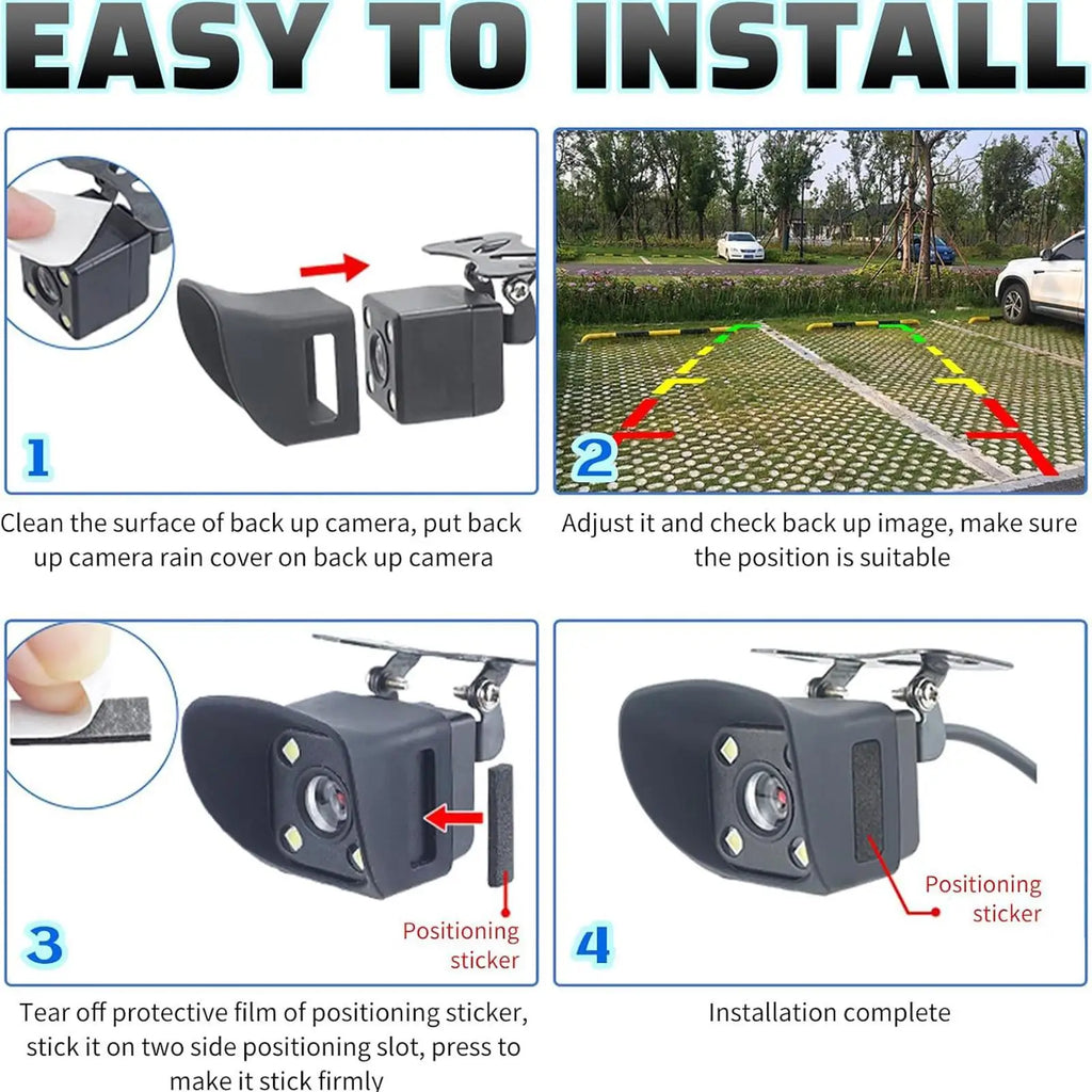 Universal Silicone Reverse Camera Waterproof Rain Cover Camera Rain Cover Nixie