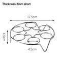 7-Egg Stainless Steel Steamer Rack for Pressure Cooker Egg Steamer Rack Nixie Thickness 3mm short
