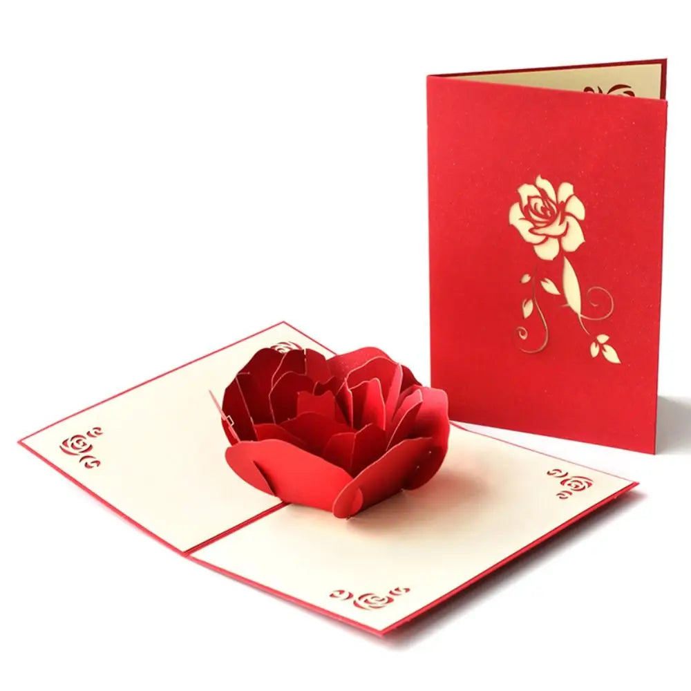 3D Pop-Up Love Card – Romantic Wedding Greeting Postcard Pop-Up Greeting Card Nixie