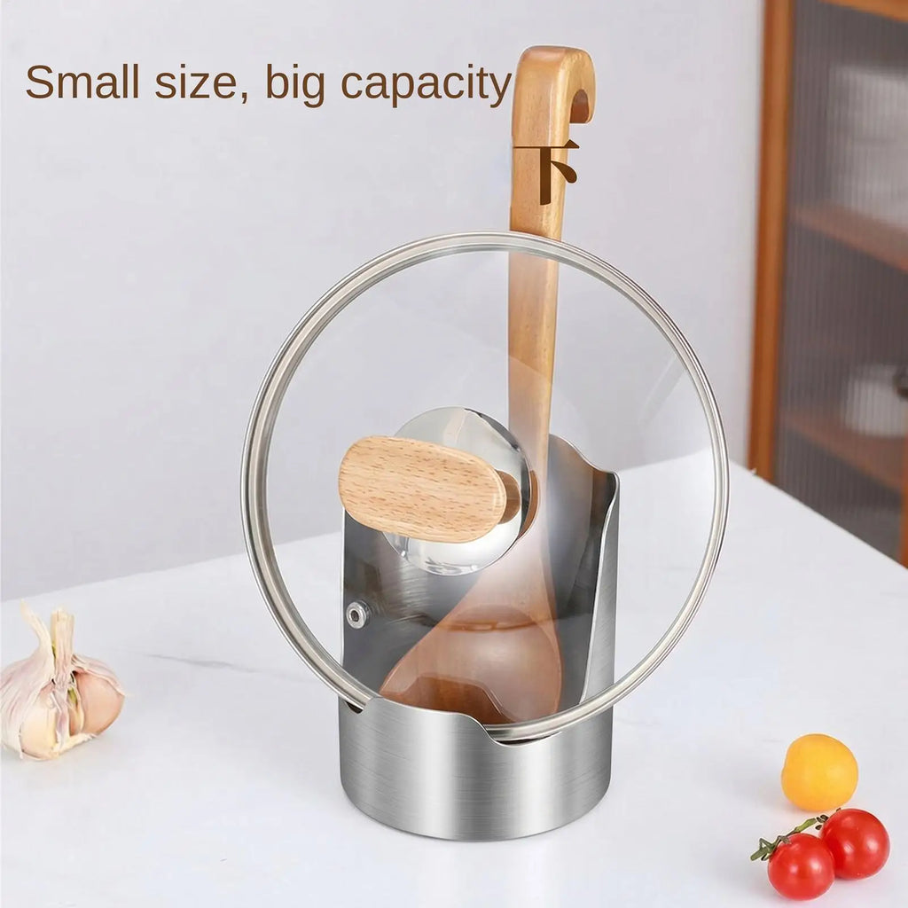 Stainless Steel Pot Lid & Utensil Rack | Kitchen Organizer Kitchen Utensil Rack Nixie