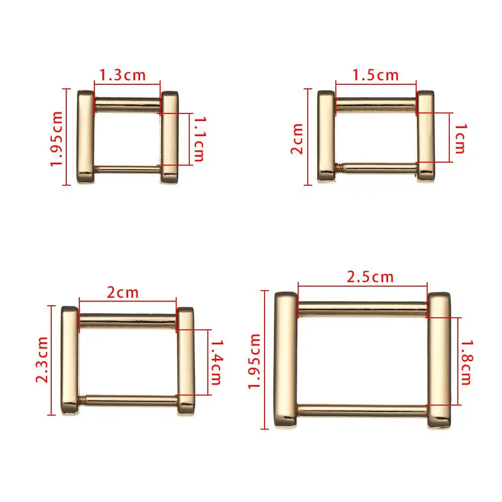 Metal Rectangle Ring Buckle – DIY Bag Strap Belt Loop Connector Bag Hardware Buckle Nixie