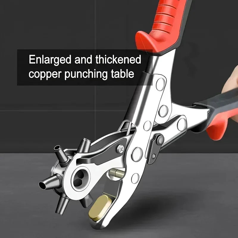 Leather Hole Punch – Carbon Steel Belt Puncher Craft Tool