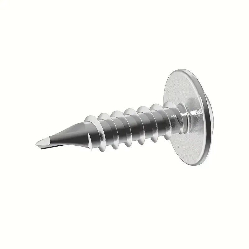 50pcs M4.2 SUS410 Stainless Steel Round Head Self-Tapping Screws Self-Tapping Screws Nixie