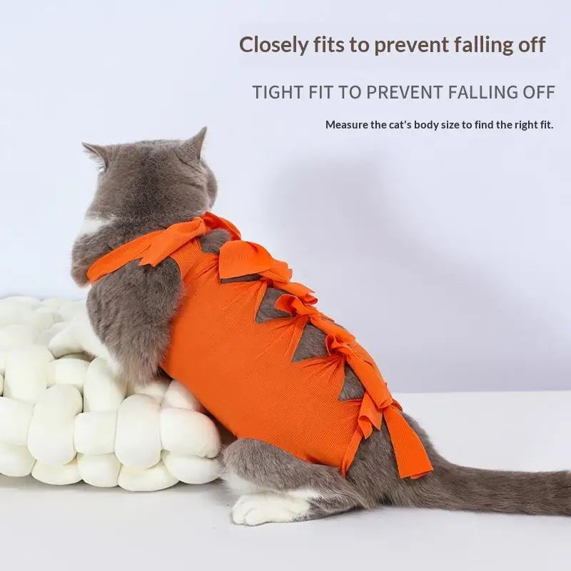 Cat Recovery Suit – Anti-Licking Wound Protective Clothing