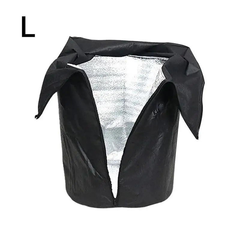 Anti-Freeze Oxford Cloth Plant Cover – Winter Garden Protection Plant Frost Cover Nixie Black L