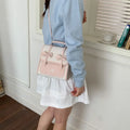 Korean Style Bow Backpack for Women – Casual College Bag