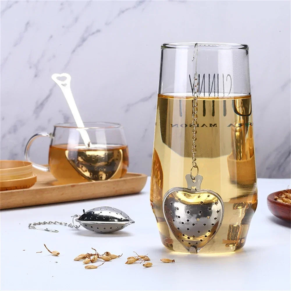 Heart Shaped Stainless Steel Tea Infuser | Fine Mesh Strainer