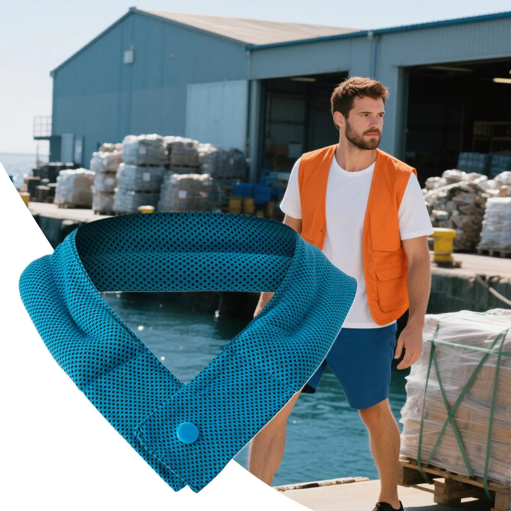 Reusable Neck Cooling Scarf – Ice Cooling Towel | Nixie Neck Cooling Scarf Nixie