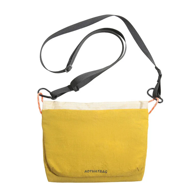Men's Color-Block Crossbody Bag – Lightweight Hiking Shoulder Bag Crossbody Shoulder Bag Nixie