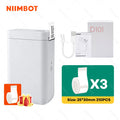 Niimbot D101 Bluetooth Thermal Label Maker 12-24mm | Office & Home Thermal Label Printer Nixie D101 3Rolls 25x30mm