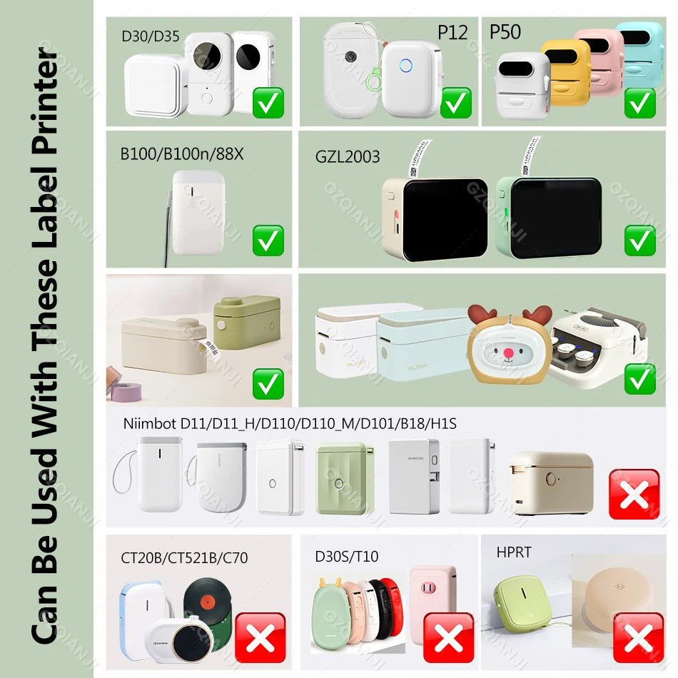Marklife P12 Mini Bluetooth Thermal Label Printer | Portable