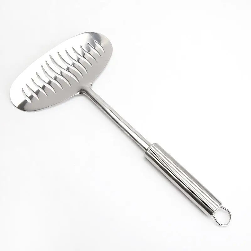 Large Stainless Steel Fish Spatula – Slotted Long Handle Turner Fish Spatula Turner Nixie
