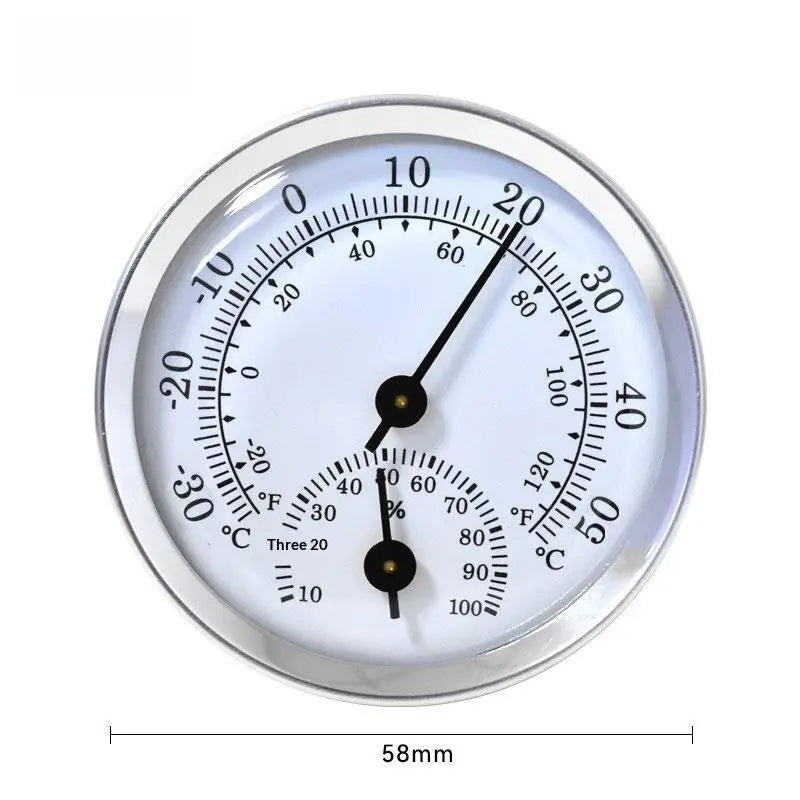 Mini Analog Thermometer Hygrometer – Home Temp & Humidity