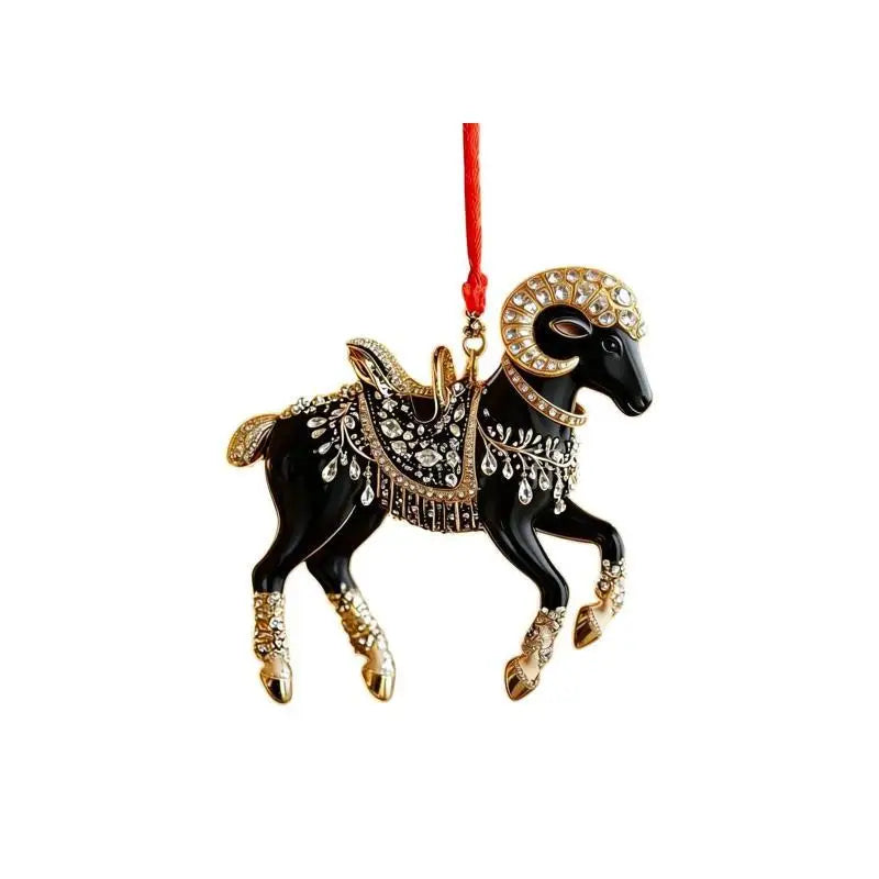 Acrylic Chinese Zodiac Goat Hanging Ornament | Lunar New Year Hanging Ornament Nixie