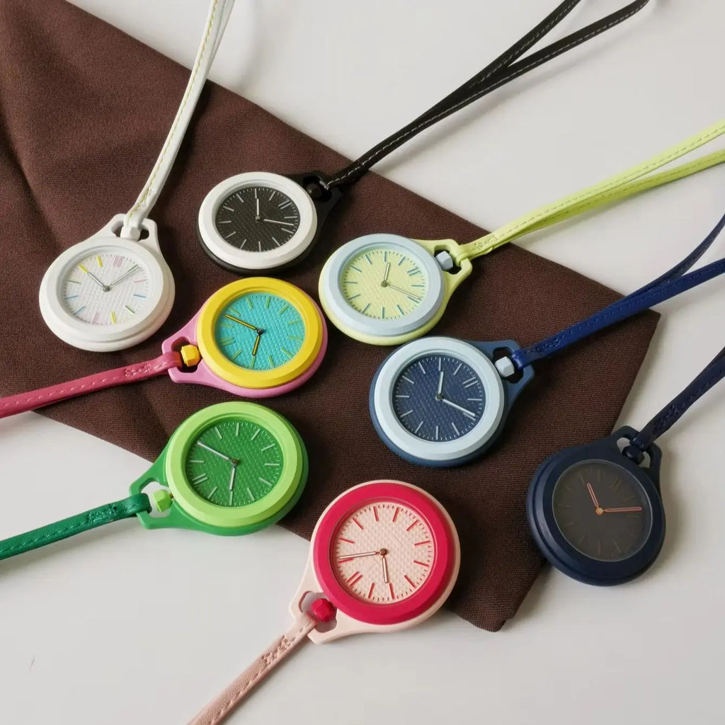 REBIRTH Round Hanging Quartz Watch Backpack Pendant Clock Pendant Quartz Watch Nixie