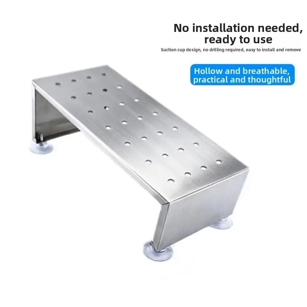 Stainless Steel Footrest Platform – Suction Cup, No Install Footrest Platform Nixie